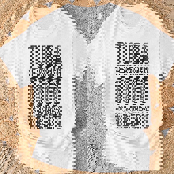 チューバ 振動させる楽器 ミュージシャン チューバ Tシャツ 高齢者への贈り物
