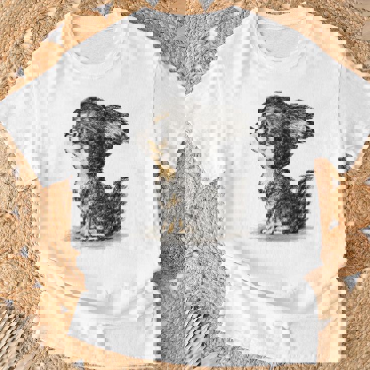 チワワ 犬 かわいい いぬ 子犬 ペット イラスト Tシャツ 高齢者への贈り物