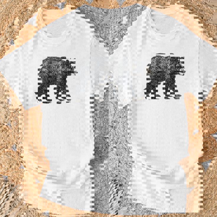 ツキノワグマ 動物愛好家 野生動物 自然 ハイキング ギフト Tシャツ 高齢者への贈り物