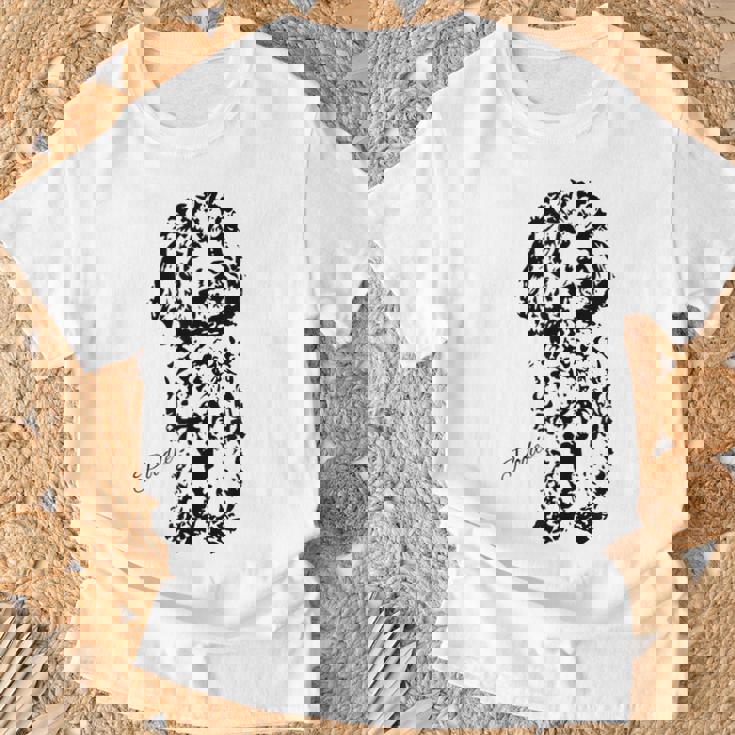 トイプードル かわいい犬好きのギフト レディース スタンダードプードル メンズ Tシャツ 高齢者への贈り物