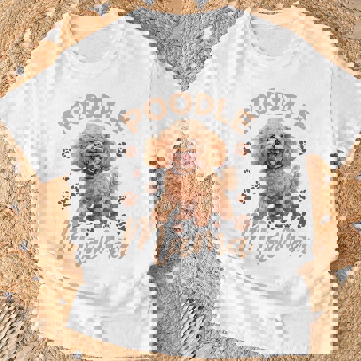 トイプードル 犬種 ペットプードル ママ Tシャツ 高齢者への贈り物