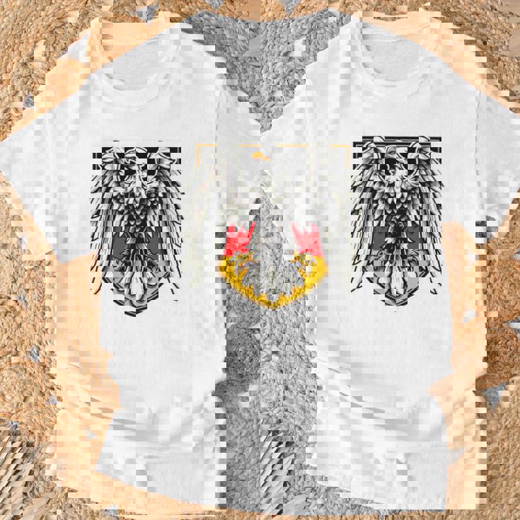 ドイツ鷲旗 ドイツ国旗 長袖tシャツ Tシャツ 高齢者への贈り物