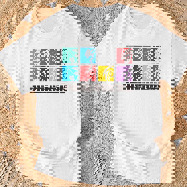 ドゲンジャーズ フェイスシルエット Tシャツ 高齢者への贈り物