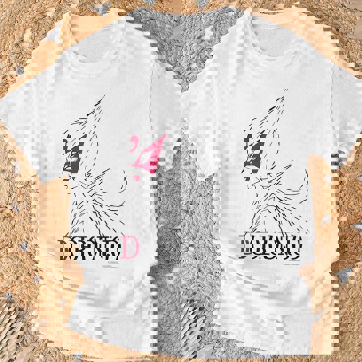 ドロンジョデザインm ホワイト Tシャツ 高齢者への贈り物