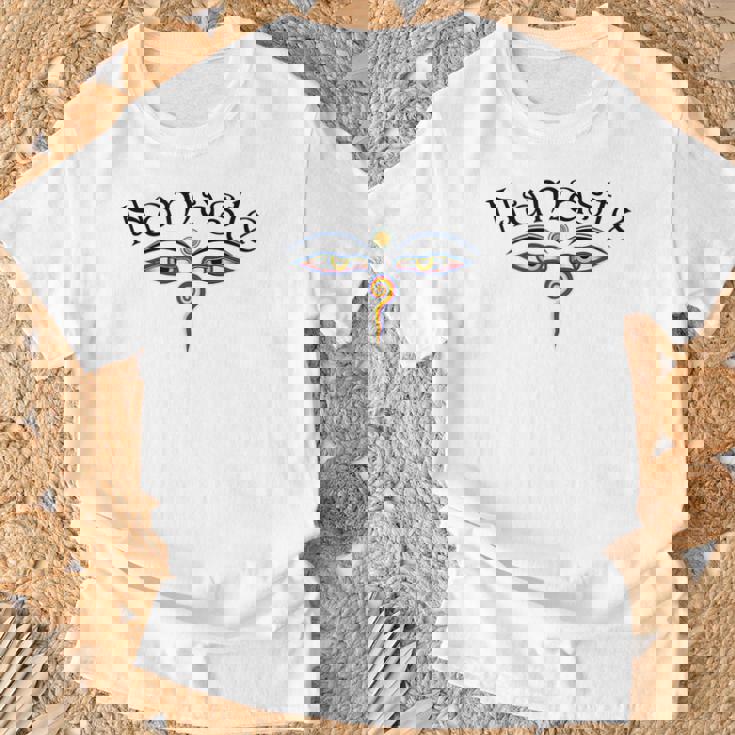 ナマステ ブッダの目 Tシャツ 高齢者への贈り物