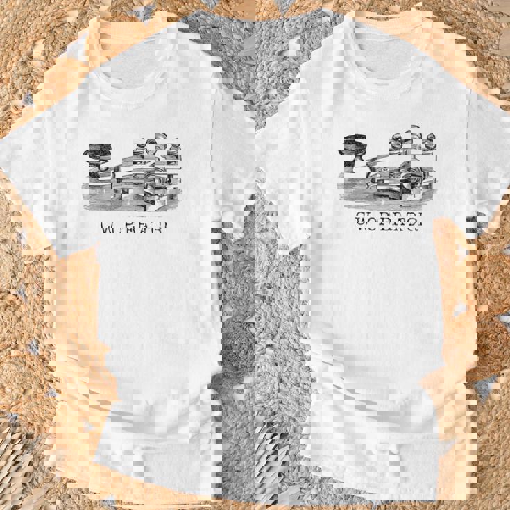 ハム・ラジオ用ヴィンテージモールス信号 Cwオペレーター Tシャツ 高齢者への贈り物