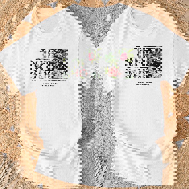 ハワイ ヴィンテージスタイル ノースショア ハレイワ ヤシの木 Tシャツ 高齢者への贈り物