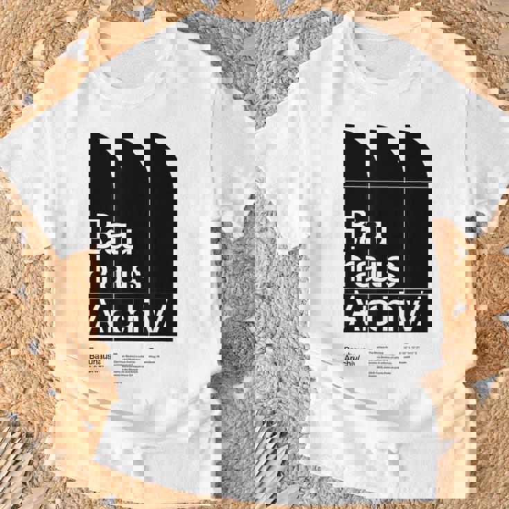 バウハウスアーカイブ – モダニストベルリンデザイン Tシャツ 高齢者への贈り物