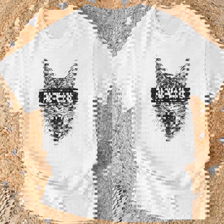 ヒップホップ Y2k Hip Hop Cat ヴィンテージ レトロ エッジの効いたバックプリント ストリートウェア 猫 Tシャツ 高齢者への贈り物