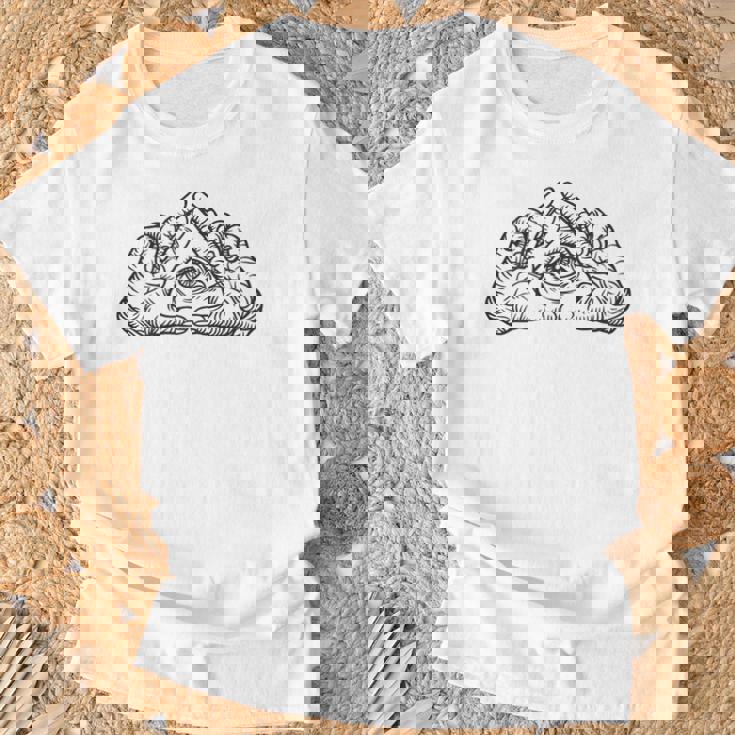 ヒップホップ Y2k Hip Hop ヴィンテージ レトロ エッジの効いたバックプリント ストリートウェア イルミナティ Tシャツ 高齢者への贈り物