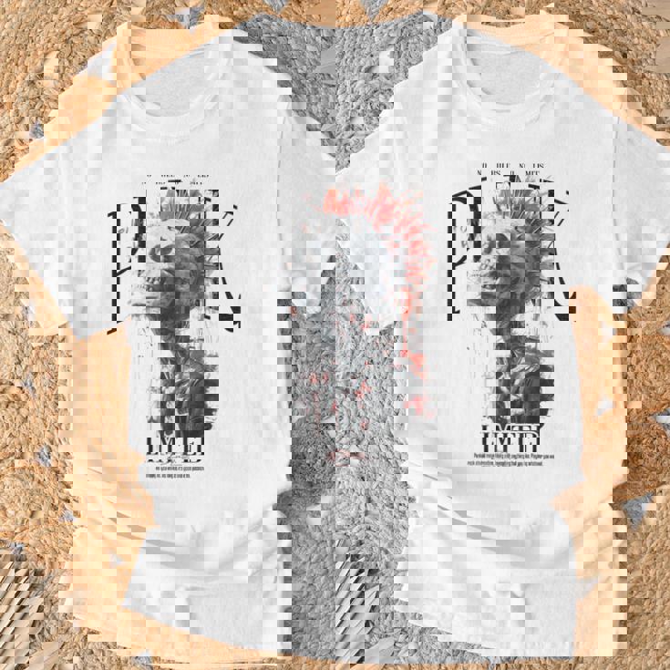 ヒップホップ ヴィンテージ エッジの効いた Y2k バックプリント ストリートウェア パンク スカル Tシャツ 高齢者への贈り物