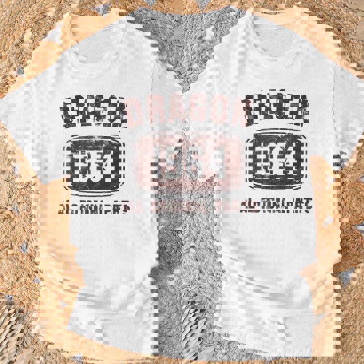 ビンテージドラゴン 1964年生まれの龍 Tシャツ 高齢者への贈り物