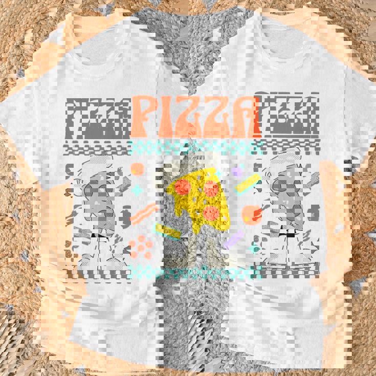 ピザ愛好家 ピザピース Tシャツ 高齢者への贈り物