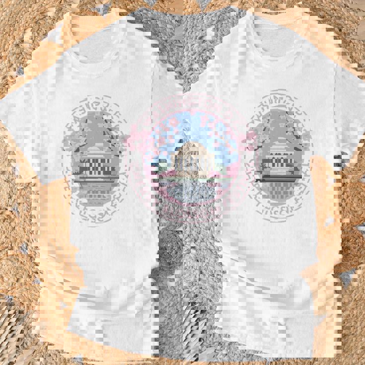 フェスティバル 桜 ワシントンdc 長袖tシャツ Tシャツ 高齢者への贈り物