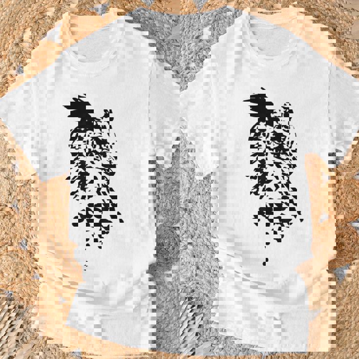 フクロウ -ブラックホワイト-クールな女性男性子供動物 Owl Tシャツ 高齢者への贈り物