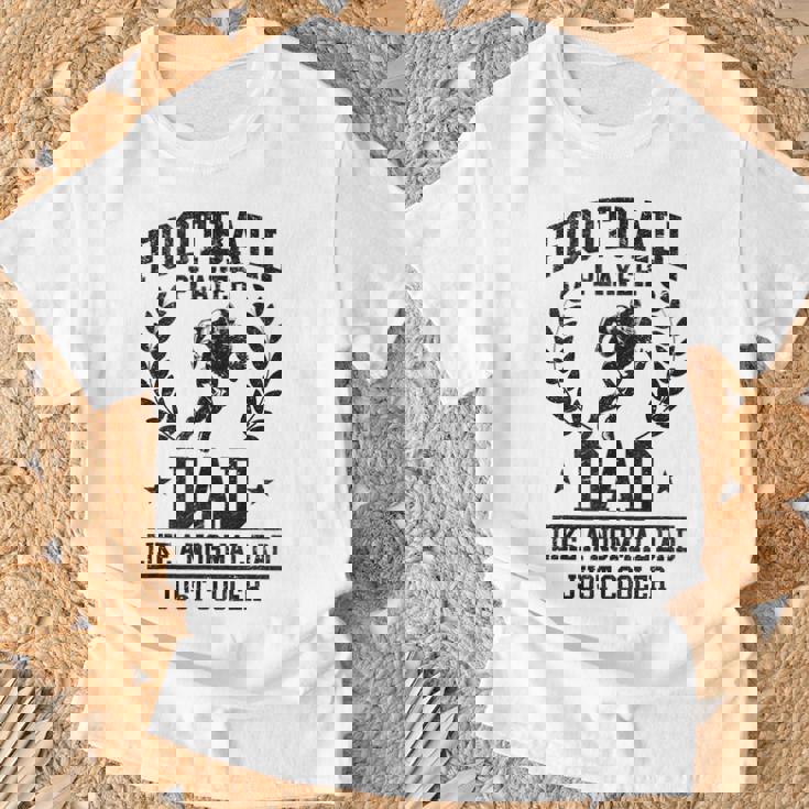 フットボール選手 お父さんみたいな 普通のお父さん ただクーラー Tシャツ 高齢者への贈り物