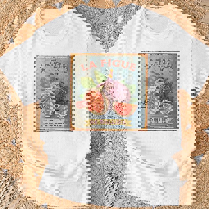 フランス イチジク ビンテージtシャツ Tシャツ 高齢者への贈り物