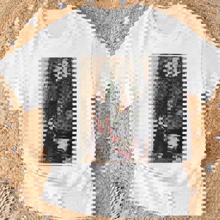 フリンジ付きの毛布の上の二人の女の子 エゴン・シーレ作 1911 長袖tシャツ Tシャツ 高齢者への贈り物