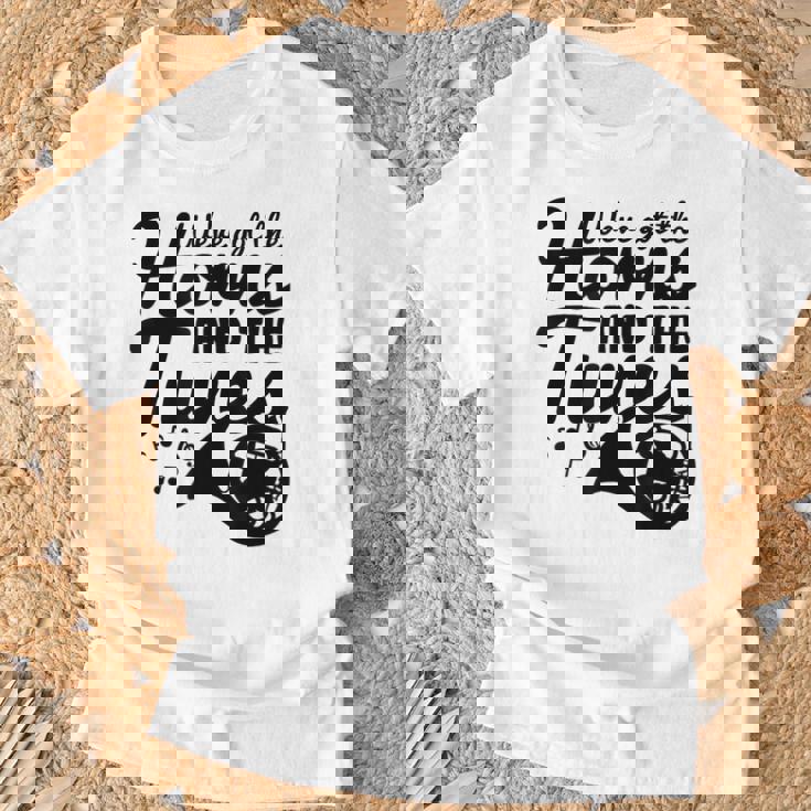 フレンチホルン ダブルホルン Tシャツ 高齢者への贈り物