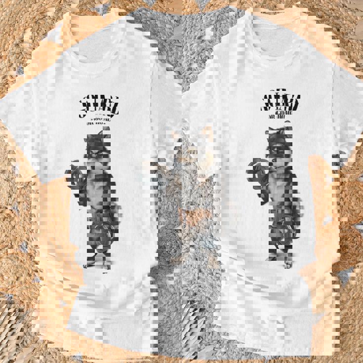 ブラック柴犬 筋トレ ダンベル付き フィットネスジム Tシャツ 高齢者への贈り物