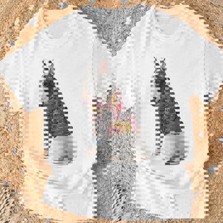 ブルテリア犬 日本龍 タトゥー入り イレズミ Tシャツ 高齢者への贈り物