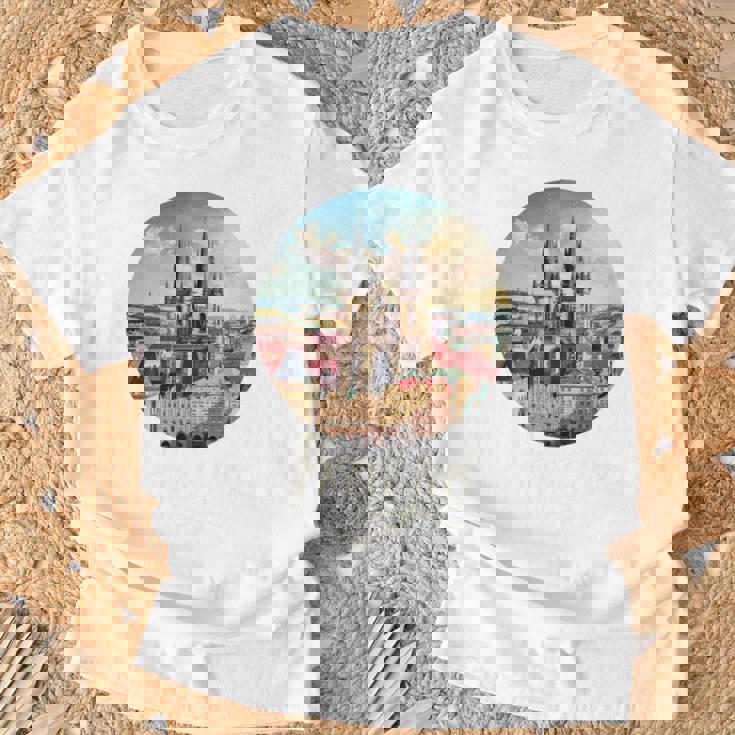 プラハ チェコ共和国 お土産 プラハ 長袖tシャツ Tシャツ 高齢者への贈り物