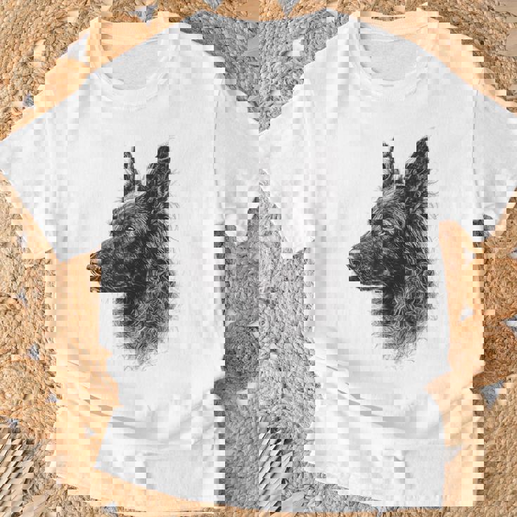 ベルギーシェパード 犬 グラフィック ペットアート ベルギーシェパード Tシャツ 高齢者への贈り物