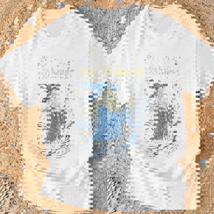 ペン先 ウィスパラー デザイン 面白い 魔法使い インク 描画 美学 長袖tシャツ Tシャツ 高齢者への贈り物