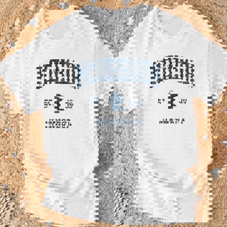 マクレガー ミネソタ Mn ヴィンテージ アスレチック ネイビー スポーツデザイン 長袖tシャツ Tシャツ 高齢者への贈り物