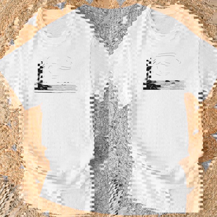 マス フライフィッシング サーモン Tシャツ 高齢者への贈り物