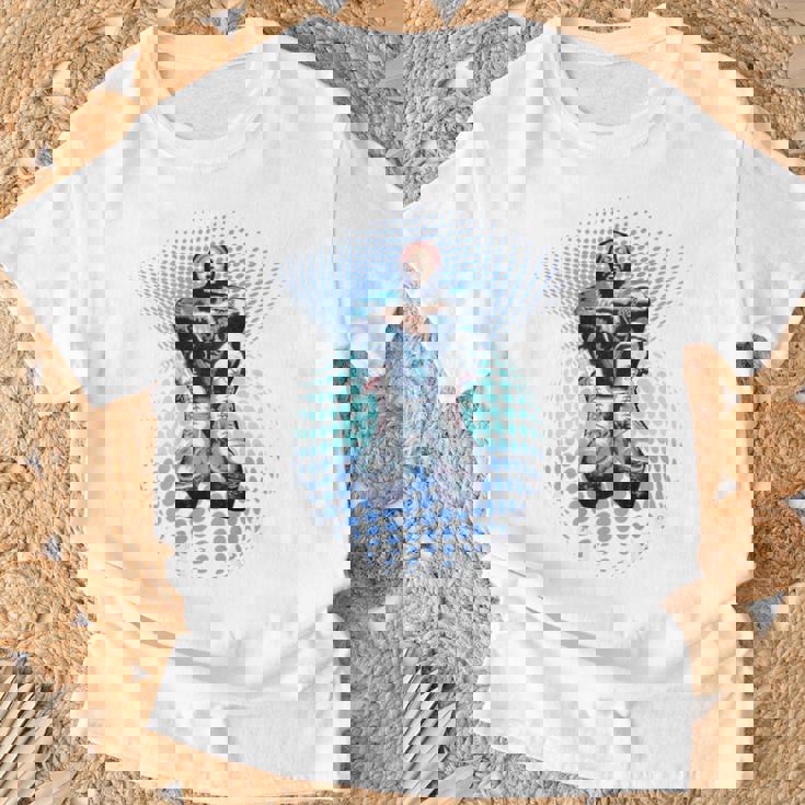 マービンゲイ_002_Back Printed Tシャツ 高齢者への贈り物