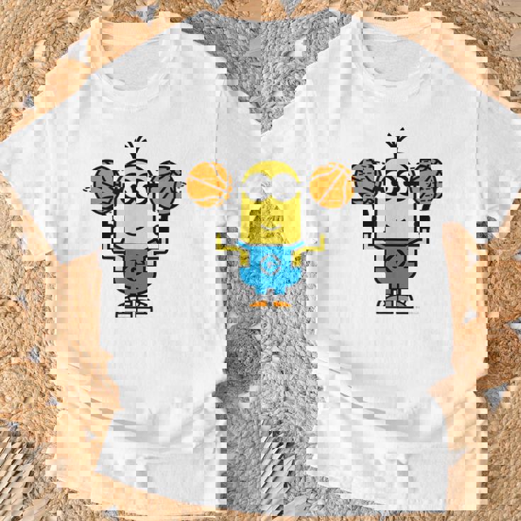 ミニオン Basket Ball Kevindouble Ball Tシャツ 高齢者への贈り物