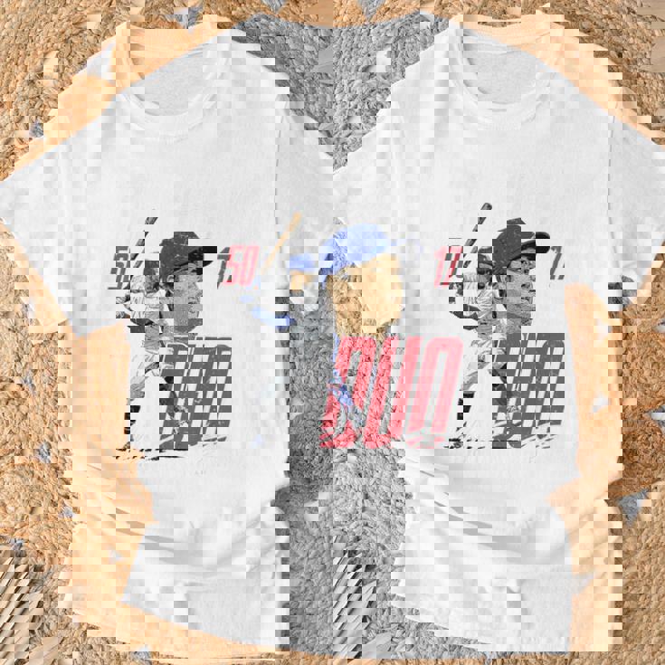 ムーキー・ベッツ&大谷翔平 Tシャツ 高齢者への贈り物