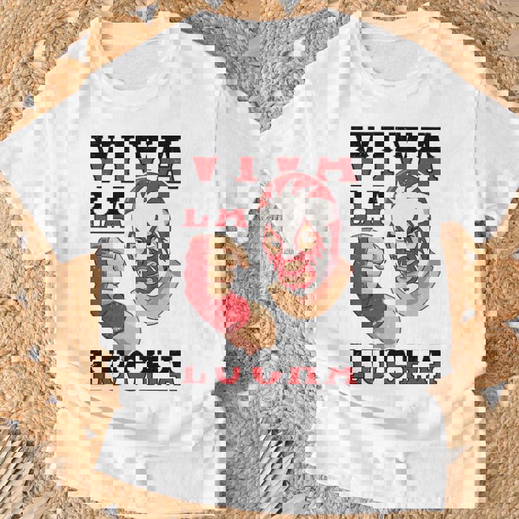 メキシコプロレス レスラー ルチャリブレ マスク メキシコ ファイター 長袖tシャツ Tシャツ 高齢者への贈り物