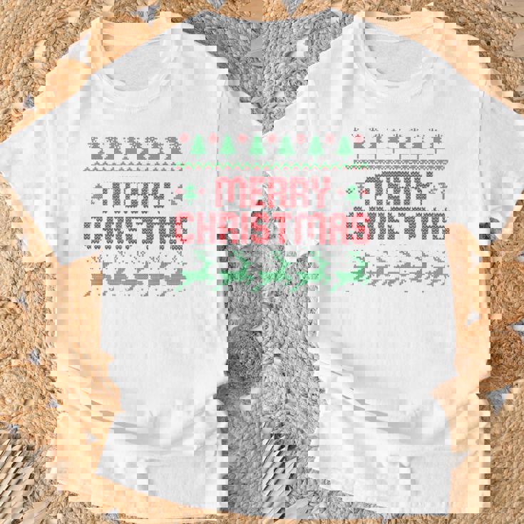 メリー・クリスマス Tシャツ 高齢者への贈り物