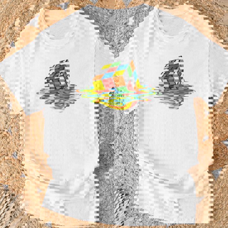 メルティング ルービックキューブ Tシャツ 高齢者への贈り物