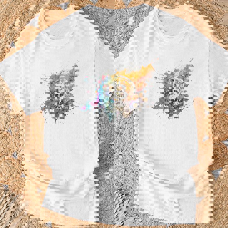 モダンビットコインアート Hodl Btc Btcアート カラフルなビットコイン Tシャツ 高齢者への贈り物