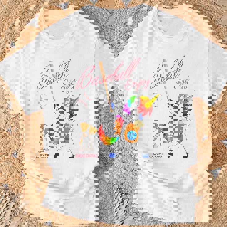 ユニコーン 野球 デコピン 長袖tシャツ Tシャツ 高齢者への贈り物