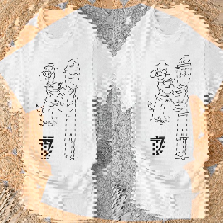 ユニフォーム風 応援 野球 Decoy Dekopin デコピン かわいい犬 Kooikerhondje Tシャツ 高齢者への贈り物