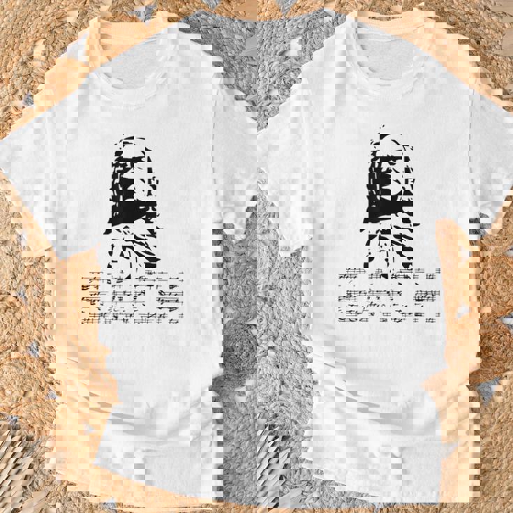 ヨハン・セバスティアン・バッハ 作曲家 ピアニスト 古典音楽 Tシャツ 高齢者への贈り物