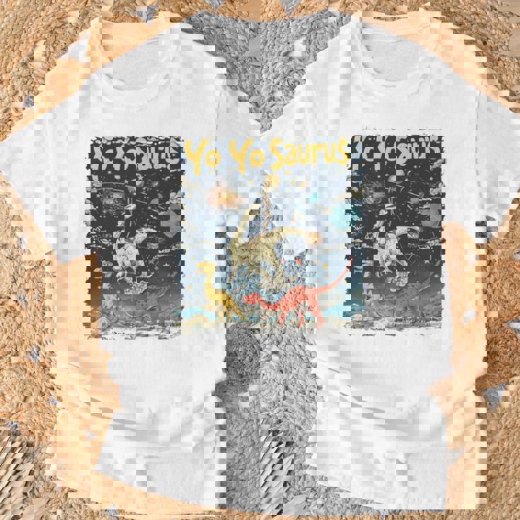 ヨーヨーザウルスファニーヨーヨー時代 長袖tシャツ Tシャツ 高齢者への贈り物