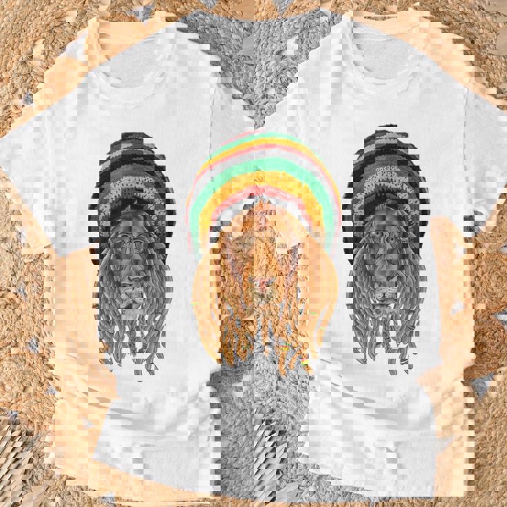 ラスタライオン ジャマイカ ラスタファリ カラーギフト レゲエ愛好家に Tシャツ 高齢者への贈り物