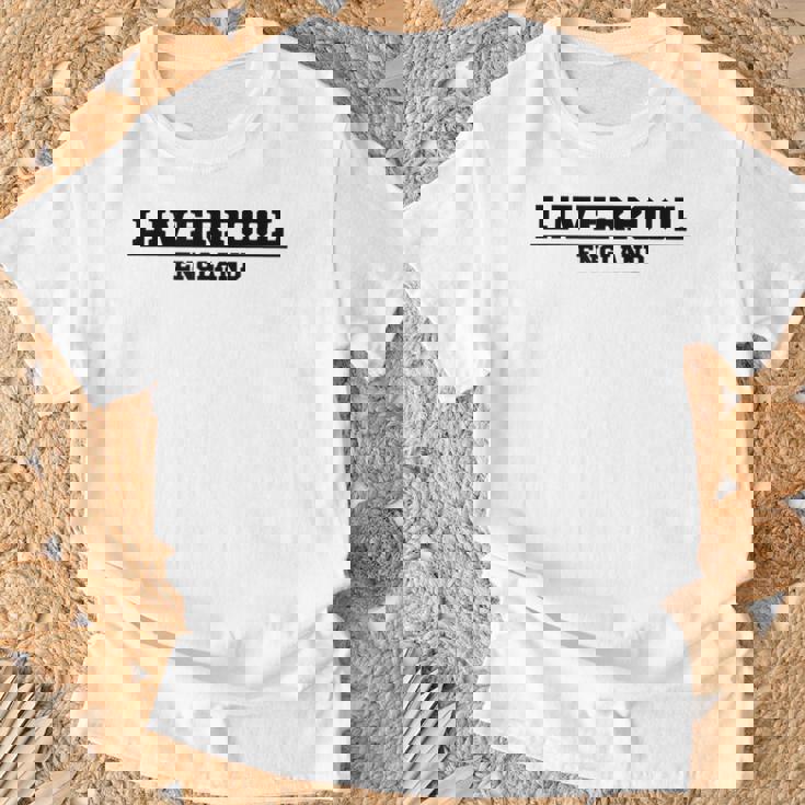 リバプール イングランド ヴィンテージ リバプール Tシャツ 高齢者への贈り物