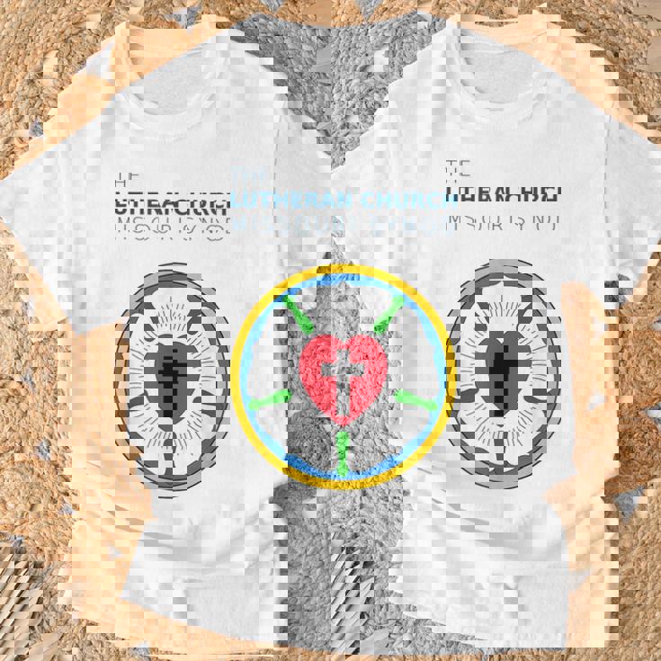 ルーテル教会 ミズーリ州会議 Lcms ローズシールロゴ Tシャツ 高齢者への贈り物