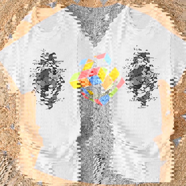 ルービックキューブ ルービックキューブ マジックキューブ レトロ ルービ ヴィンテージ オタク Tシャツ 高齢者への贈り物