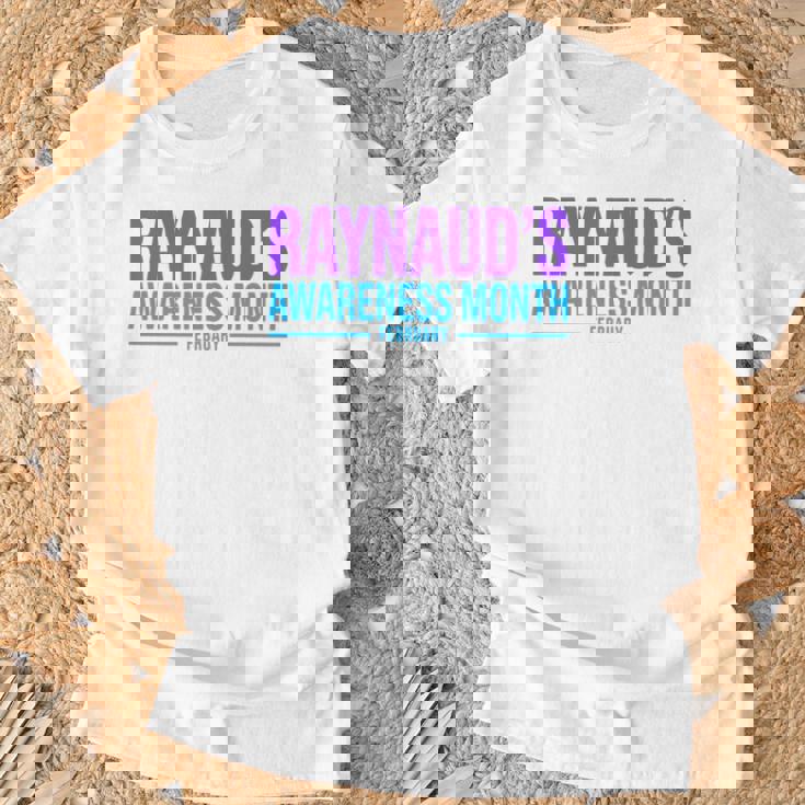 レイノー病啓発 レイノー啓発月間 長袖tシャツ Tシャツ 高齢者への贈り物