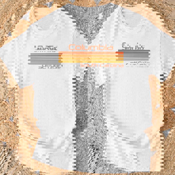 レトロ コロンビア サウスカロライナ 長袖tシャツ Tシャツ 高齢者への贈り物