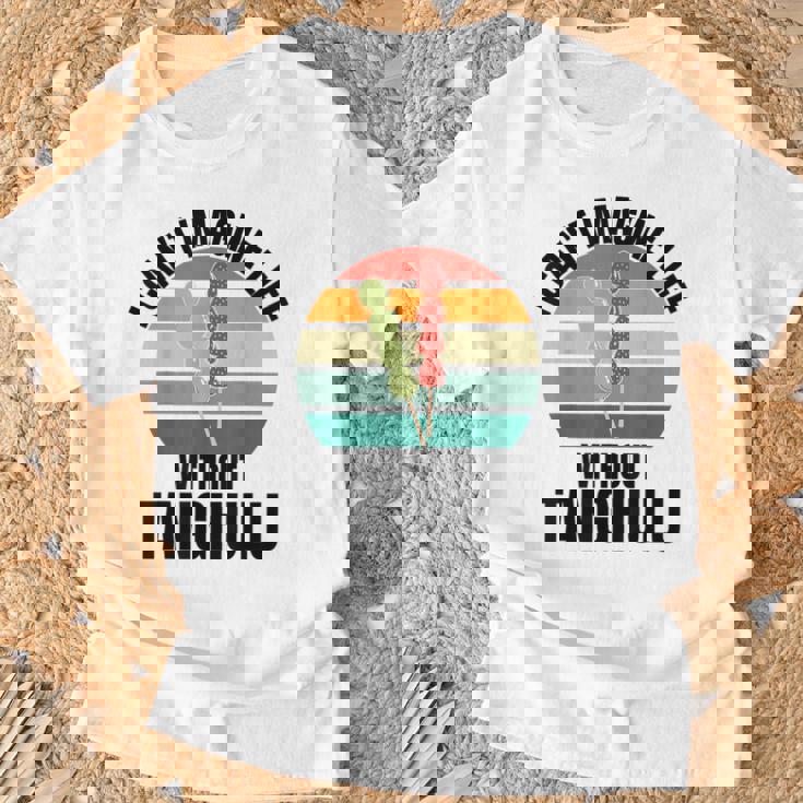 レトロタングル「Tanghuluなしでは人生は想像できない」 Tシャツ 高齢者への贈り物