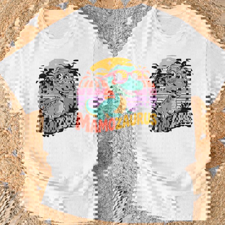 レトロマモザウルス恐竜ギフト ポーランドのお母さん Trexポーランド Tシャツ 高齢者への贈り物