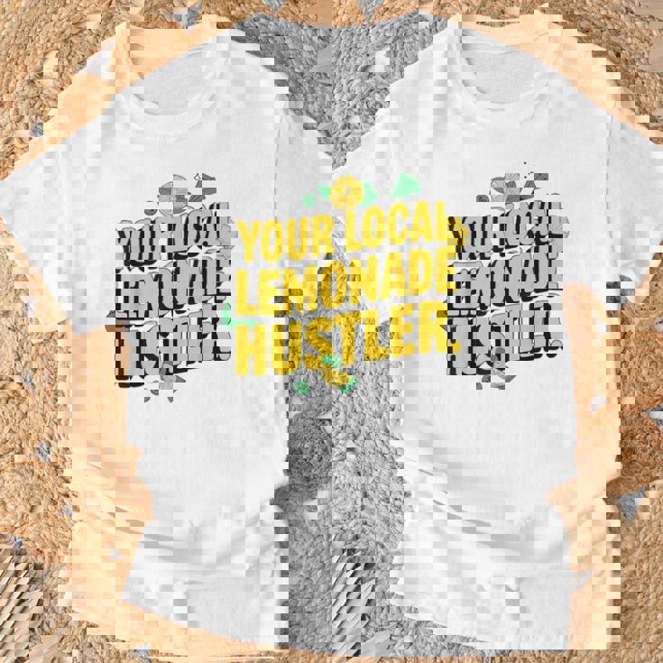 レモネード 起業家 モチベーションハッスル メンズ レディース 男の子 Tシャツ 高齢者への贈り物